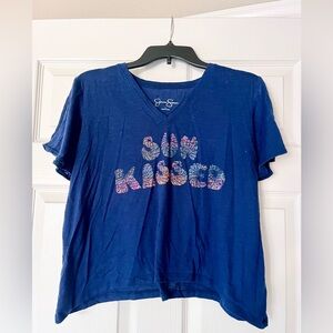 Jessica Simpson “Summer Vibes” Crop Top